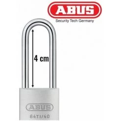 Cadenas Abus Extérieur 64 Titalium Anse 4 Cm - Alu -ABUS store 10813609 2