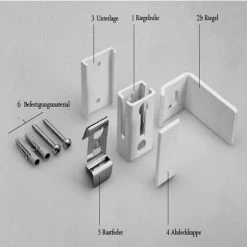 ABUS Verrou De Fenêtre SW20 Spécial Fixation D'angle Blanc - Blanc 9 ABUS Verrou De Fenêtre SW20 Spécial Fixation D'angle Blanc - Blanc -ABUS store 10986301 3