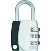ABUS Cadenas à Chiffre Zinc 30mm Black & White Sous Blister