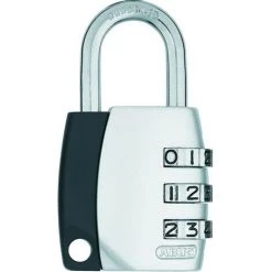 ABUS Cadenas à Chiffre Zinc 30mm Black & White Sous Blister