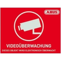 ABUS AU1421 PANNEAU D'AVERTISSEMENT