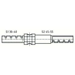 Barre De Prolongement ABUS Pour Cylindre Double 30-40/45-55 - 50MXS12