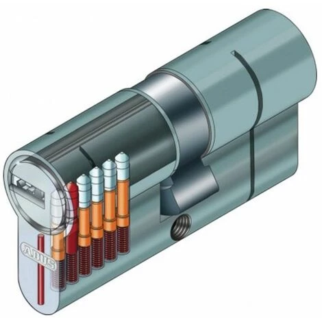 Cylindre Serrure Abus D66 40x10 Demi Cylindre - Alu 3 Cylindre Serrure Abus D66 40x10 Demi Cylindre - Alu