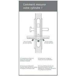 Cylindre Haute Sécurité Abus EC-S 35x35mm Nickele Mat Varie, 5 Clés, Débrayable -ABUS store 18186045 5