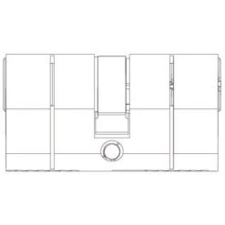 ABUS Cylindre D6 PS 30 X 40 Nickelé Avec Protection Par Pré-casse 5 Clés Réversibles Et Code Card -ABUS store 18994139 3