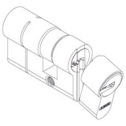 ABUS Cylindre D6 PS 35 X 35 Nickelé Avec Protection Par Pré-casse 5 Clés Réversibles Et Code Card -ABUS store 18994155 4