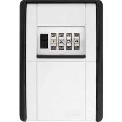 ABUS Boîte à Clés à Ouverture Par Code Mécanique à 4 Digits Petit Modèle Avec Lumière Intégrée