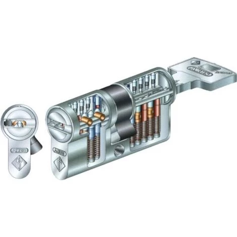 ABUS Cylindre De Haute Sûreté Bravus 2000 4 Clés Réversibles 35 X 45 Mm 5 ABUS Cylindre De Haute Sûreté Bravus 2000 4 Clés Réversibles 35 X 45 Mm – Image 3