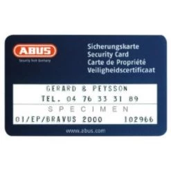 ABUS Cylindre De Haute Sûreté à Bouton Bravus 2000 4 Clés Réversibles 40 X B40 Mm -ABUS store 19007772 3