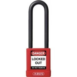 ABUS Cadenas De Consignation Varié 40 Mm Anse Isolée En 76 Mm Coloris Jaune