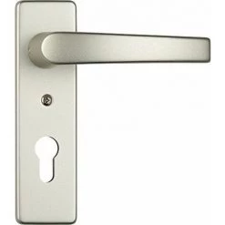 Abus KKT512 F2 248900 EK Ferrure De Porte En Aluminium Avec Poignée Des 2 Côtés Argenté