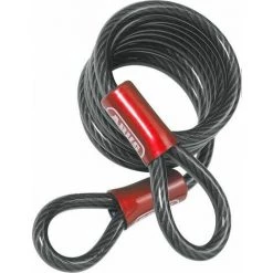 Abus 1850/185 Antivol Spiral 2 Boucles Noir