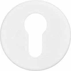 Abus 05703 RSZS415 W SB Bague De Protection Avec Protection De Cylindre Pour Porte En Bois Blanc