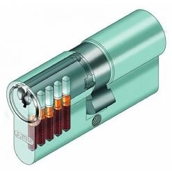 ABUS CYLINDRE DE PORTE AVEC FONCTION D'URGENCE ET DE DANGER C73N 30/30 3 CLÉS