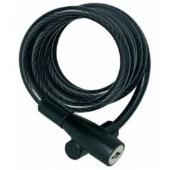 Antivol Cable Spiral Noir1m80x7.5mm - ABUS