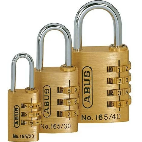 ABUS Cadenas A Combinaison Modele 165/30 Mit EAN 3 ABUS Cadenas A Combinaison Modele 165/30 Mit EAN