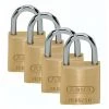 4 Cadenas 30mm Laiton Massif Blist - ABUS