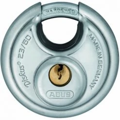 Cadenas à Clé Acier Diskus 60mm Robuste Sous Blister - ABUS