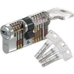 Cylindre De Serrure Haute Sécurité ABUS BRAVUS 4000 40x10 - Alu -ABUS store 36598796 4