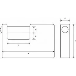Abus - Cadenas En Laiton Monobloc 82-70 Mm 11 Abus - Cadenas En Laiton Monobloc 82-70 Mm -ABUS store 36810947 5