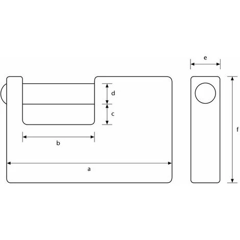 Abus - Cadenas En Laiton Monobloc 82-70 Mm 7 Abus - Cadenas En Laiton Monobloc 82-70 Mm – Image 5