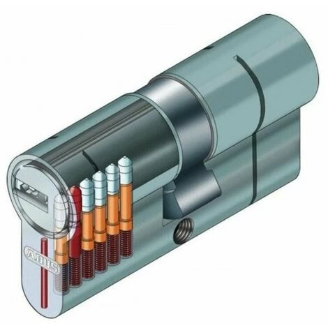 Abus - Cylindre D6 45x45mm Anti-Casse Varie - D6PSN 45/45 BK 4 Abus - Cylindre D6 45x45mm Anti-Casse Varie - D6PSN 45/45 BK – Image 2