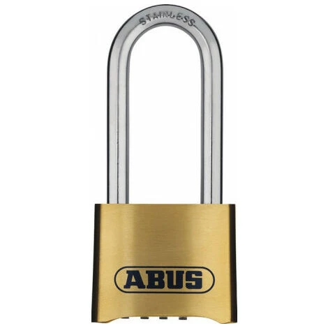 ABUS Cadenas à Numéro 180IB / 50 HB63 B / SB Largeur Du Corps De Serrure 52 Mm Laiton 3 ABUS Cadenas à Numéro 180IB / 50 HB63 B / SB Largeur Du Corps De Serrure 52 Mm Laiton