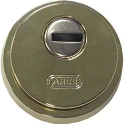 Bouclier De Cylindre De S�curit� Laiton Poli Cylindre De S�curit� Abus