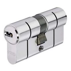 Cylindre De S�curit� � Double Embrayage 40X40Mm Laiton Nickel� D66 Abus D66 N 40/40 -ABUS store 42135577 3