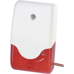 Sirène Dalarme Avec Gyrophare ABUS SG1681 100 DB Rouge Intérieure, Extérieure 12 V/DC