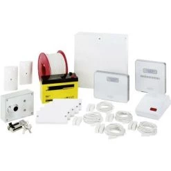 ABUS AZ4350 Terxon SX Profiline Kit Système Dalarme Zones Dalarme Filaire 8 Zones, 1x Zone Anti-sabotage