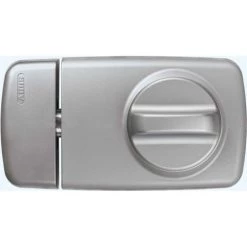 Verrou De Porte Avec Bouton Tournant Argent - ABUS 532696 7010 S