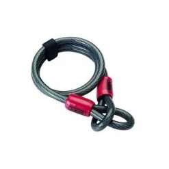 ABUS Cable En Acier Plastifié 1,2 M, Ø 12 Mm, Deux Boucles TR-ABU065 - TR-ABU065