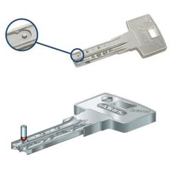 Cylindre Serrure Abus Bravus 4000 40boutonx60 - Alu -ABUS store 53818221 4