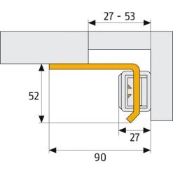 Verrou Pour Fenêtre Abus SW20 Blanc -ABUS store 61266027 4