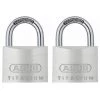 Cadenas À Combinaison Abus KTI12/30 Titalium 2pcs 1 Cadenas À Combinaison Abus KTI12/30 Titalium 2pcs -ABUS store 61266080 1