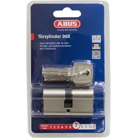 Cylindre De Porte Abus 'D6X' 30 Mm X 35 Mm 3 Cylindre De Porte Abus 'D6X' 30 Mm X 35 Mm