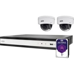 ABUS Performance Line 4-Kanal PoE Set TVVR36422D Ethernet IP-Set Pour Caméra De Surveillance4 Canauxavec 2 Caméras1920