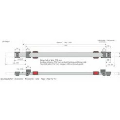 ABUS Barre De Sécurité Porte De Service AB1400 - Alu -ABUS store 691512 4