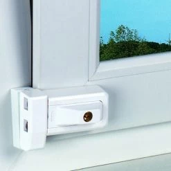 ABUS Verrou De Fenêtre Oscillo-Battante 3030 Blanc - Blanc -ABUS store 691568 5