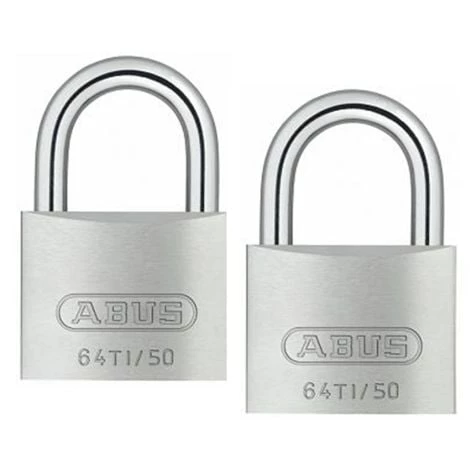Cadenas Abus 64 Titalium 40Twins Spécial Extérieur - Alu 3 Cadenas Abus 64 Titalium 40Twins Spécial Extérieur - Alu