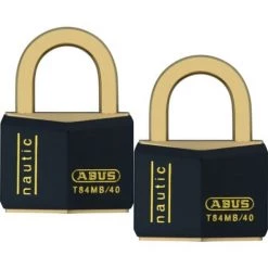 Cadenas Abus T84MB Twins Spécial Marine - Alu