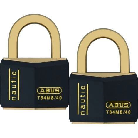 Cadenas Abus T84MB Twins Spécial Marine - Alu 3 Cadenas Abus T84MB Twins Spécial Marine - Alu