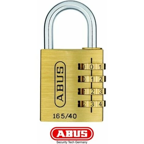 Cadenas Abus à Combinaison 165/40mm Classik Laiton 4 Cadenas Abus à Combinaison 165/40mm Classik Laiton – Image 2