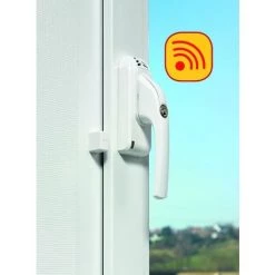 ABUS Poignée De Fenêtre Avec Alarme Droite Blanc - Alu