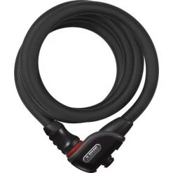 Cadenas Velo Abus Spirale PHANTOM 8950/180 + Support - Noir