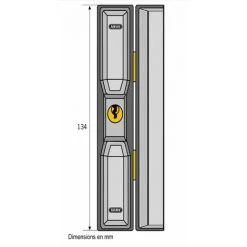 ABUS Verrou De Velux DF 88 Blanc - Blanc 9 ABUS Verrou De Velux DF 88 Blanc - Blanc -ABUS store 7223860 3