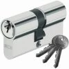 ABUS Cylindre Porte E50 30x40 Mm Barillet De Serrure Double Entrée Doré 3 Clés -ABUS store 7807434 1