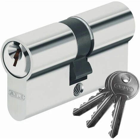 ABUS Cylindre Porte E50 30x40 Mm Barillet De Serrure Double Entrée Doré 3 Clés 3 ABUS Cylindre Porte E50 30x40 Mm Barillet De Serrure Double Entrée Doré 3 Clés