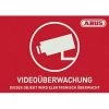 ABUS AU1420 Etiquette Davertissement Vidéosurveillance Langues Allemand (l X H) 148 Mm X 105 Mm - Rouge, Blanc -ABUS store 8381909 1
